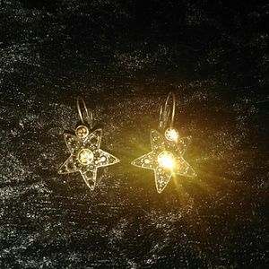 Western Long Star Earrings